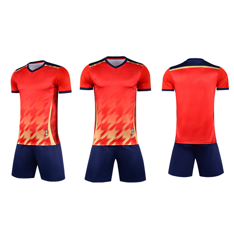 kids short-sleeved sports Training orange kit M8650