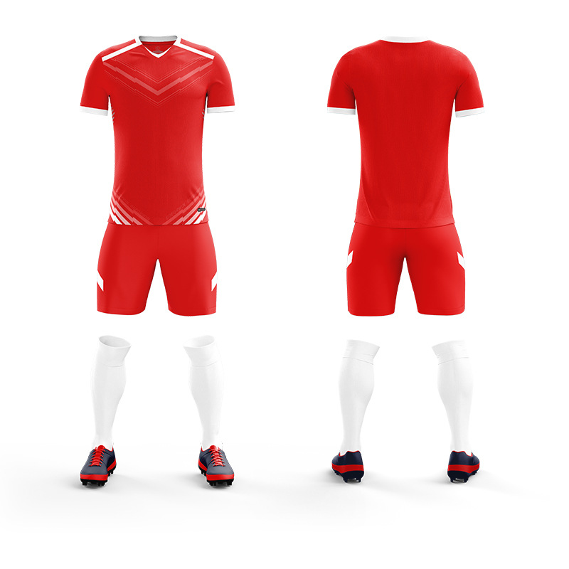 kids short-sleeved sports Training red kit M8239