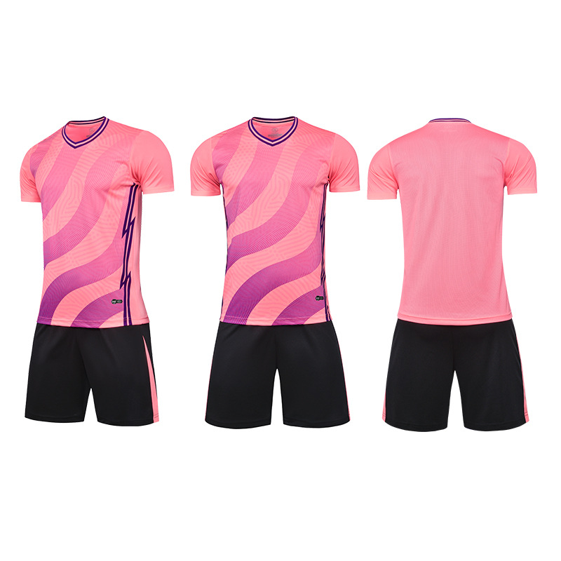 kids short-sleeved sports Training pink kit M8633