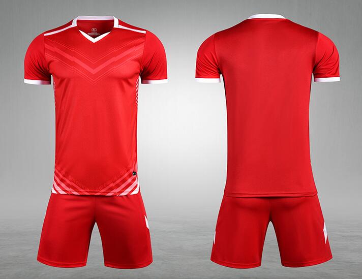 kids short-sleeved sports Training red kit M8239 - Image 2